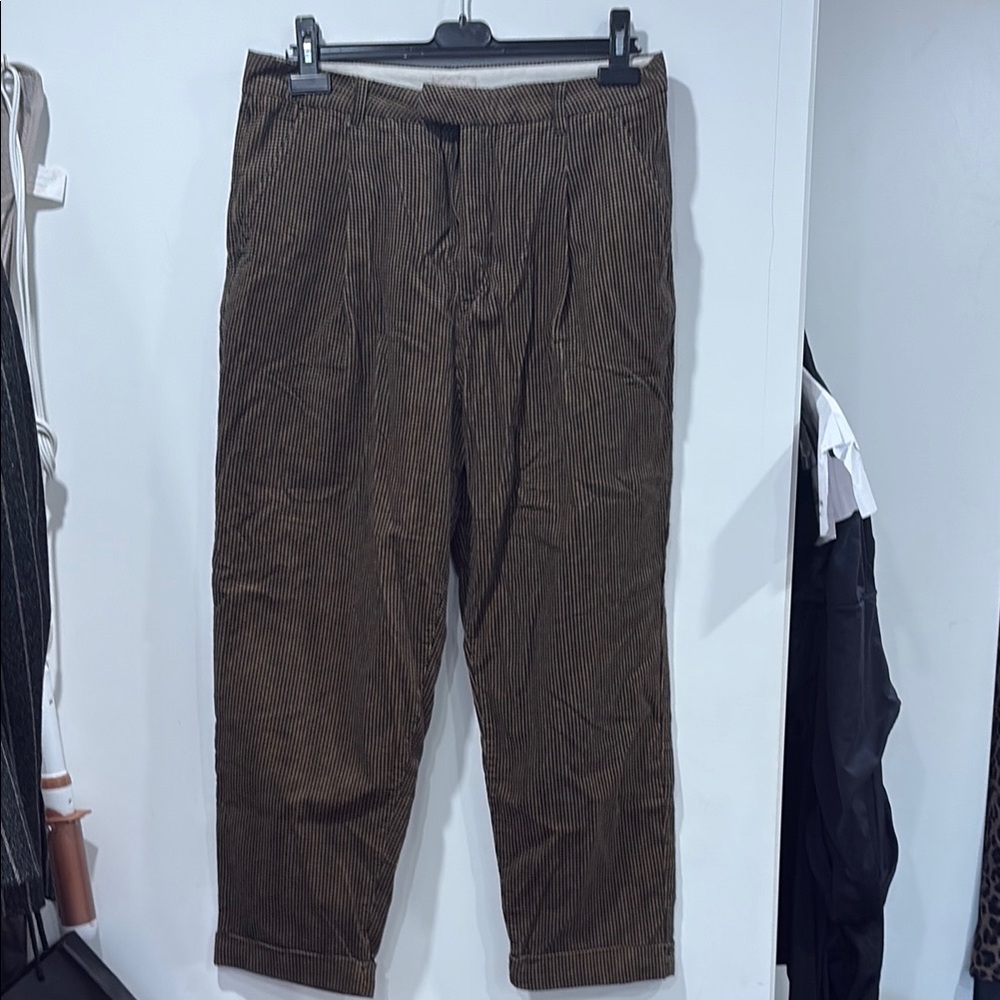 Women’s Brown check  Striped Pants